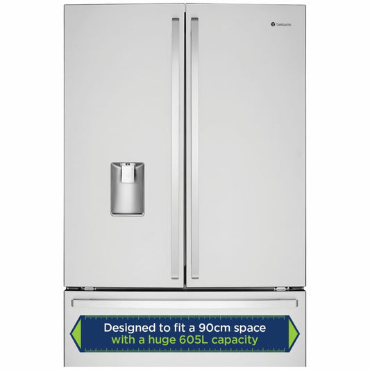 Westinghouse WHE6060SB 605L Stainless Steel French Door Fridge - The Appliance Guys