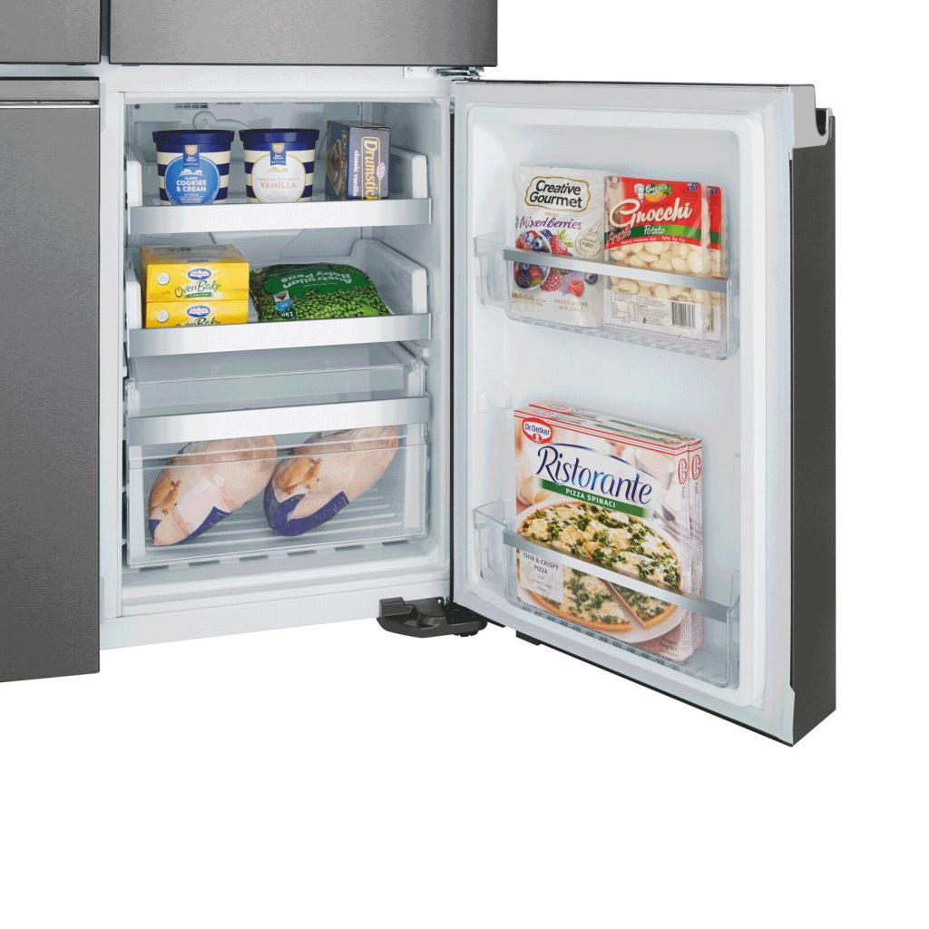 Westinghouse WQE6870BA 680L Dark Stainless French Door Fridge - The Appliance Guys