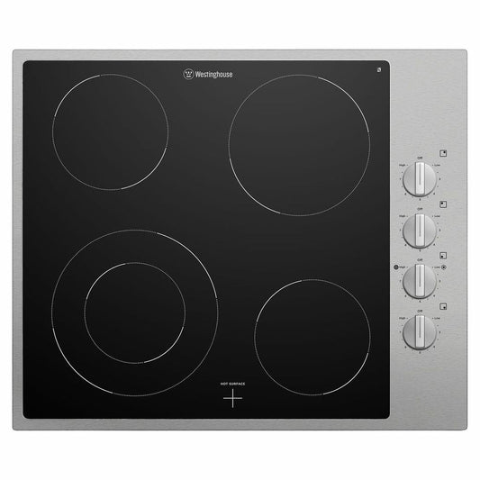 Westinghouse WHC642SC 60cm Stainless Steel Ceramic Cooktop - The Appliance Guys