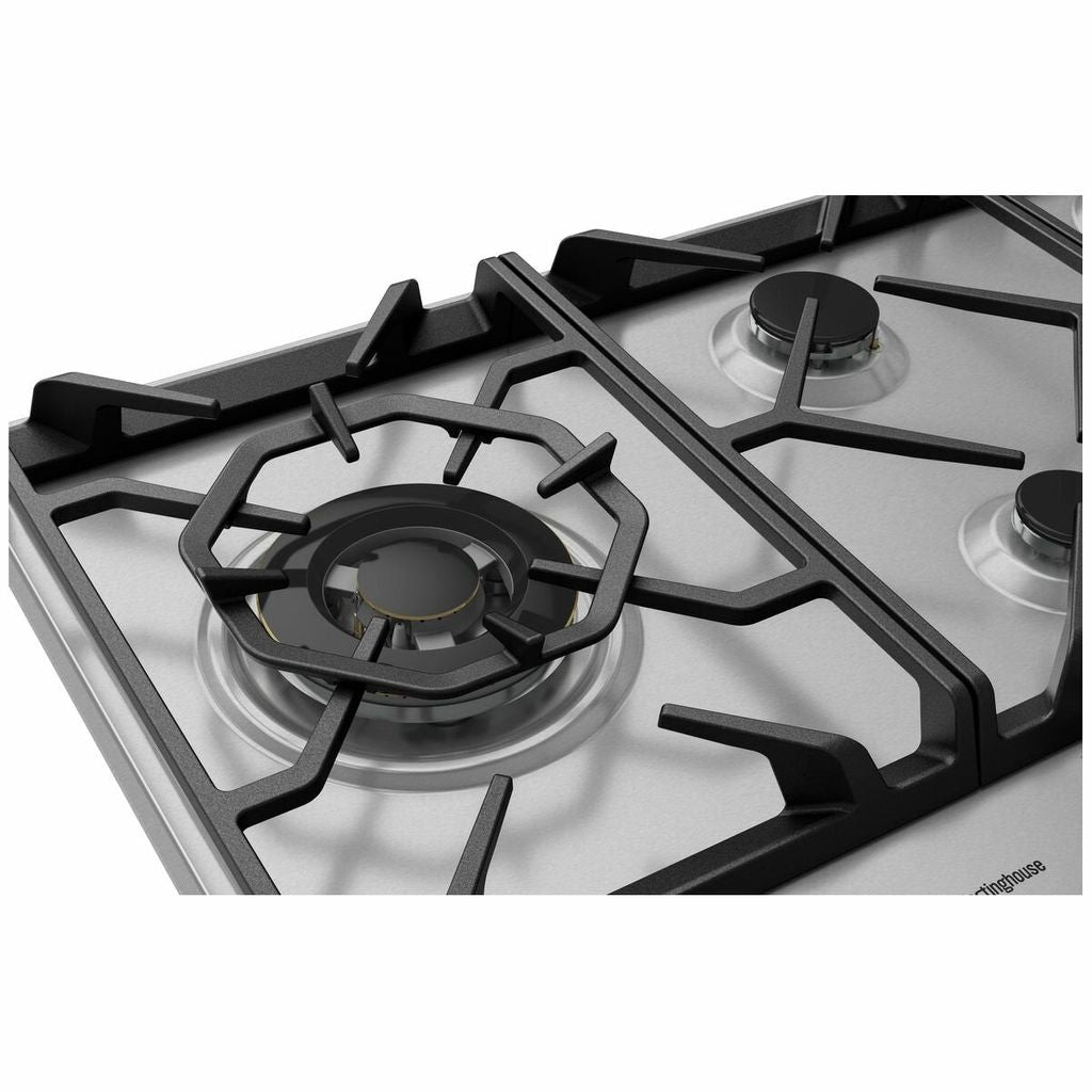 Westinghouse WHG958SC 90cm Stainless Steel Gas Cooktop - The Appliance Guys