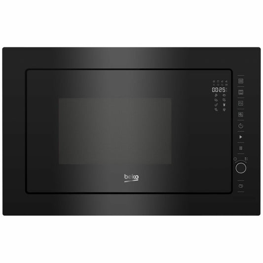 Beko BBMWO25GB 25L Black Built-In Microwave Oven - The Appliance Guys